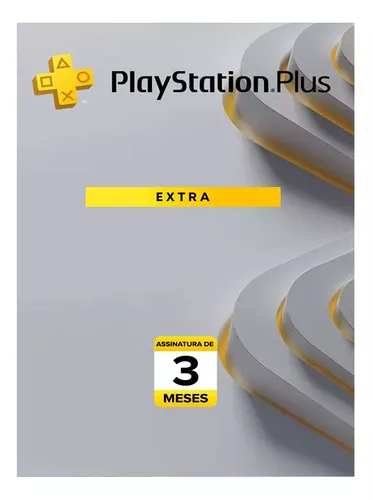 Playstation Psn Plus Extra 3 Meses - Brasileira - Ps4 Ps5