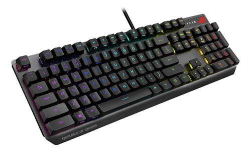 Teclado Gamer Asus Rog Strix Scope Rx Impermeable Negro