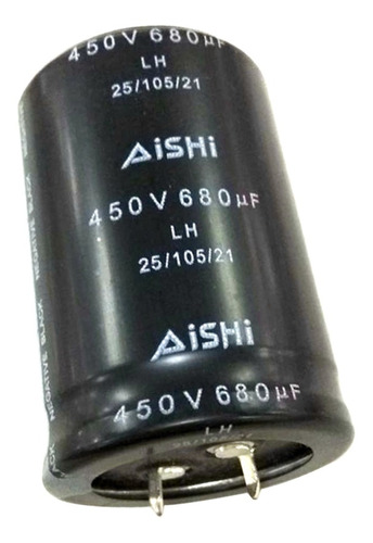680uf 450v +/- 20% -25 ° C A + 105 ° C Condensadores