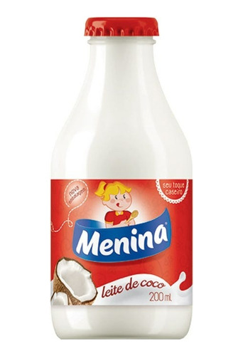 Leche De Coco Kosher 200ml Menina Brasil