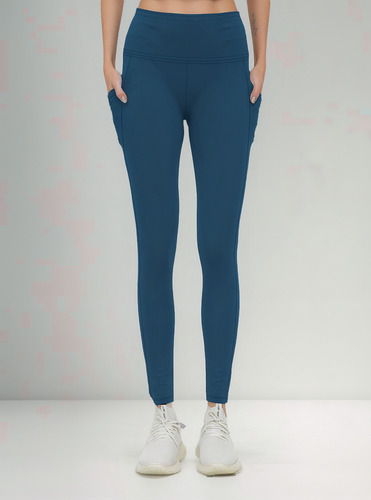 Pantalones De Mujer Con Leggings Casuales De Cintura Alta De
