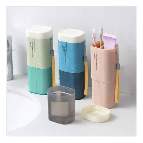 Taza Portátil De Viaje Para Cepillos De Dientes, Taza De