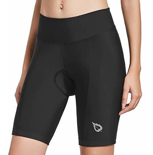 Shorts Acolchados De Ciclismo Para Mujer Baleaf Negro Upf