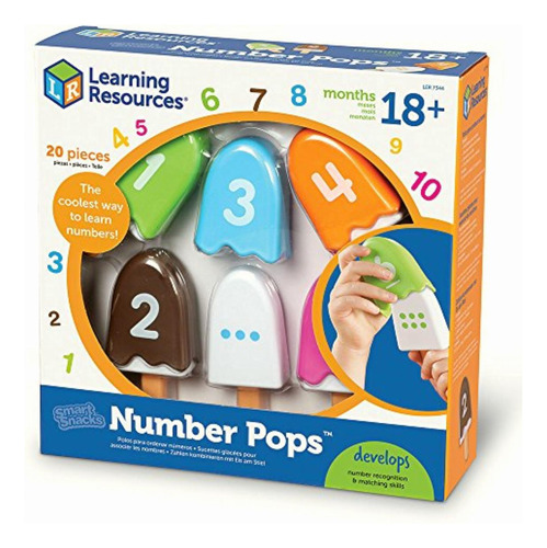 Paletas De Juguete Smart Snacks Number Pops