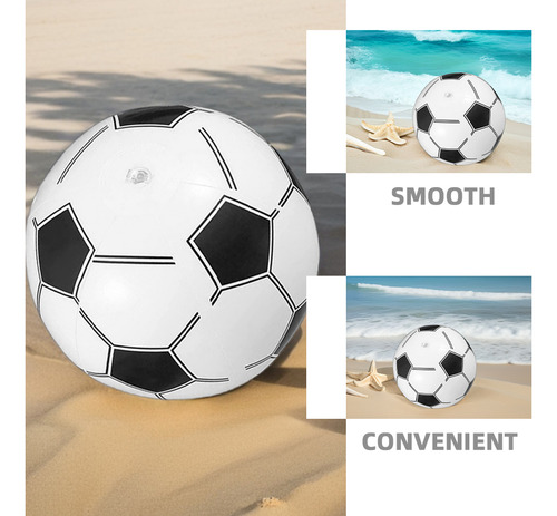 2 Pelotas Inflables: Balones De Playa De Fútbol De 16 Pulgad
