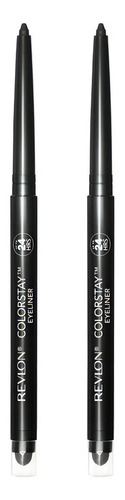 Delineador De Ojos Revlon Colorstay Black Noir 201 2 Piezas