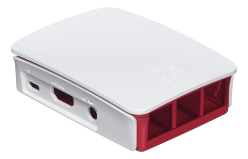 Raspberry Pi 3 - Funda Para Raspberry Pi, Color Rojo Y Blan.