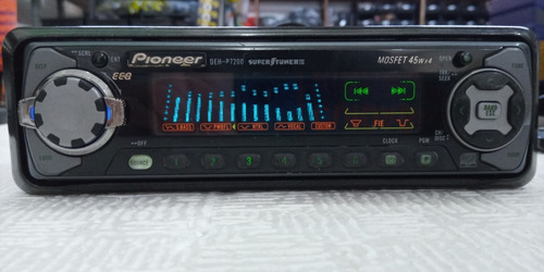 Radio Cd Player Pioneer Golfinho Raro Deh-p7200 Top Demais (Usado)