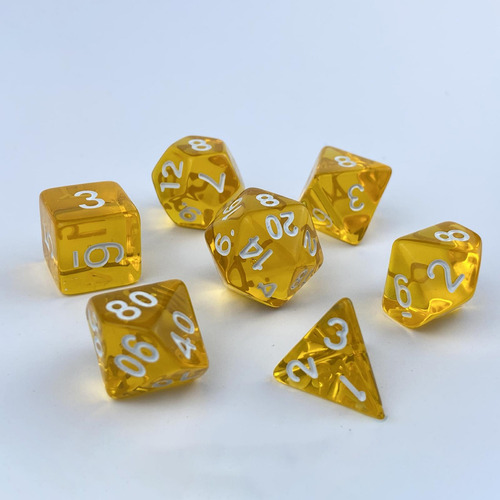 Juego De Dados Poliédricos 56x D6 D4 D8 D10 D12 D20 Para