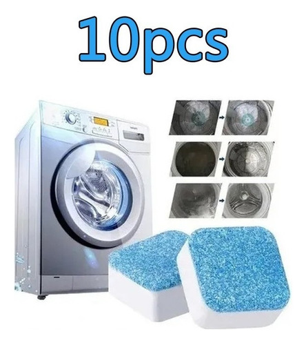 Jja 10 Pastillas De Limpieza Efervescentes For Lavadoras