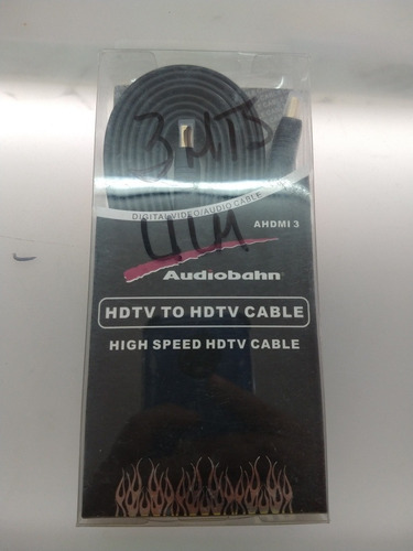 Cable Hdmi A Hdmi De 3 Metros ,marca Audiobahn