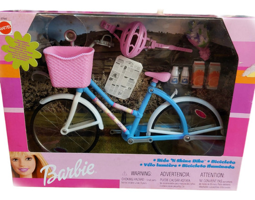 Bicicleta Para Muñeca Barbie Original Mattel Con Accesorios