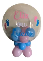 Comprar Balão Bexiga Chá Revelação - Balão Com Nome - Bubble