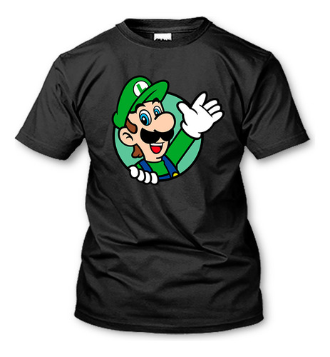 Playera Luigi Mario Bros Nintendo Todas Las Tallas