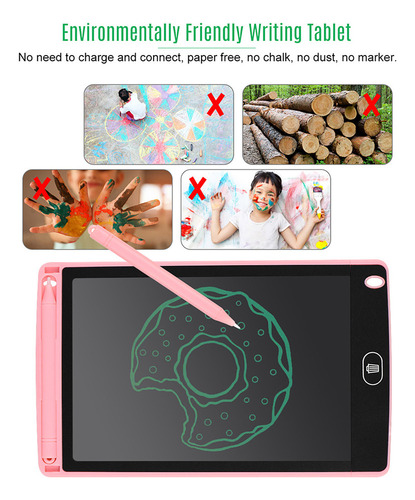 A Tableta De Escritura Portátil De 8 Pantallas Lcd Con