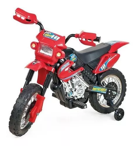 Moto Elétrica Infantil Vermelho Homeplay