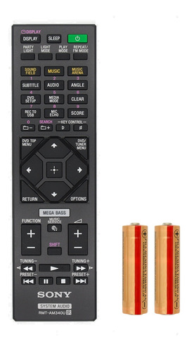 Control Remoto Sony Rmt-am340u Para Sistema De Audio Mhc