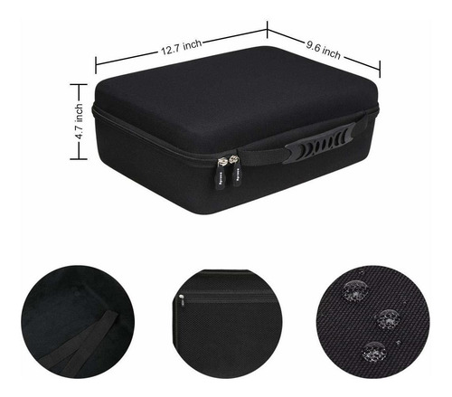 Aproca - Funda Rígida De Viaje Para Proyector Epson Vs250