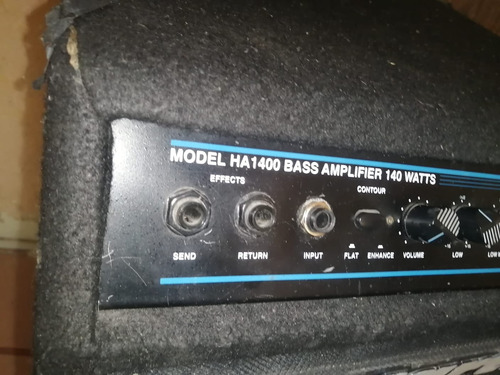 Cabezal Para Bajo Hartke Ha1400 Negro (Usado)