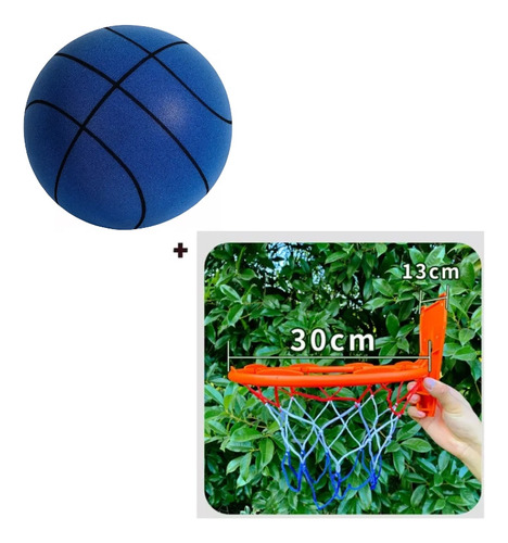 Baloncesto De Espuma Silencioso De 24 Cm