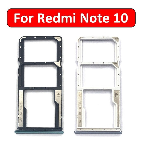 Bandeja Sim Card Para Xiaomi Redmi Note 10 Original