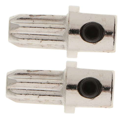 Acoplador Del Conector Del Eje 2x Rc Metal De 2 Cm Para Per