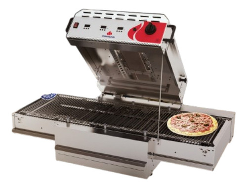 Forno Esteira Pizzaria Prfe-400 Nh 220v Industrial Progás Cor Cinza