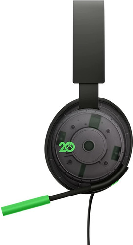 Imagen 3 de 6 de Audifonos Xbox Alambricos Auriculares Estéreo 20 Aniversario