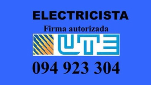 Electricista Firma Autorizada P/ute Pago C/tarjeta 12 Cuotas