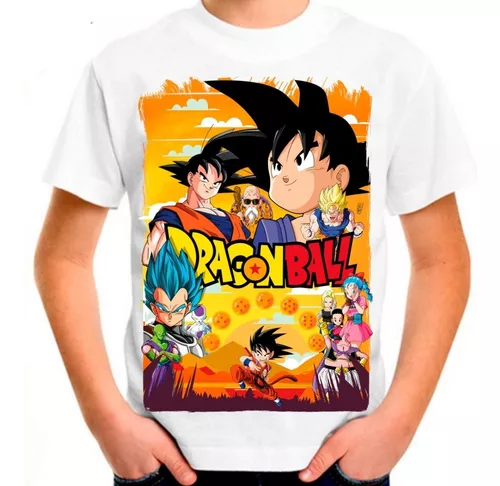 Camisa Camiseta Blusa Dragon Ball Goku Vegeta Freeza