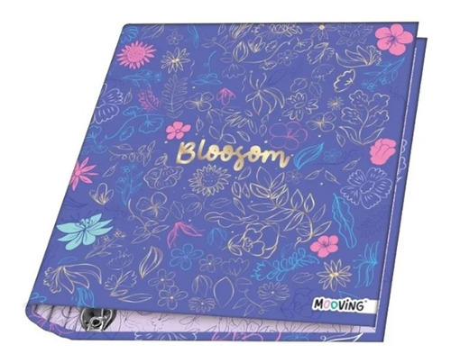 Carpeta Escolar N°3 X 40 Mooving Botanic Color BLOOSOM