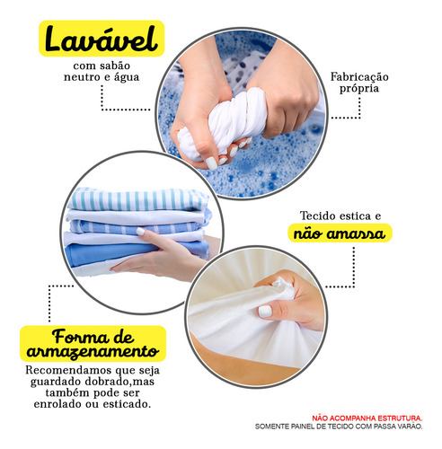 Painel Casinha Sublimado Diversos Temas 1,55x2,45 Cor Fazendinha Wca-032