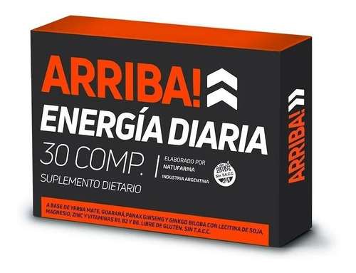 Arriba! Energia Diaria X 30 Comp. Con Guaraná Natufarma