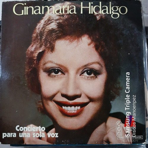 Vinilo Ginamaria Hidalgo Concierto Para Una Sola Voz B F4