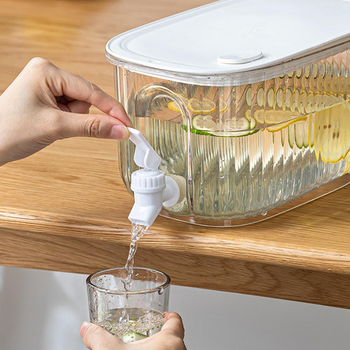 Dispensador De Bebidas 4l Armazenamento Com Com Válvula De