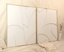 Comprar Cuadros Nordicos Pintados A Mano Texturados Abstracto Madera