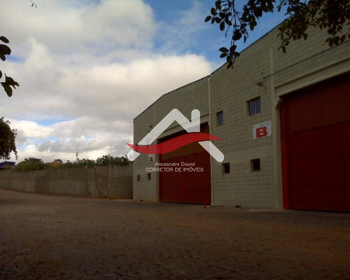 Imagem 2 de 11 de Locação - Ótimo Galpão Comercial Em Condomínio, 500 M². 2 Vestiários, Mezanino C/ Wc, Refeitório, Pé Direito 7,5 M. Portaria. Segurança. Localização - Gl00011 - 70260438