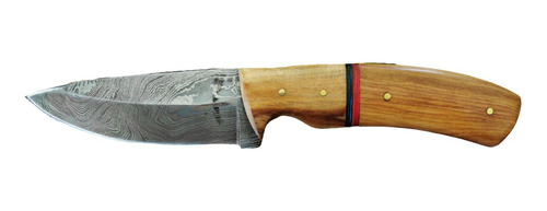 Cuchillo Para Caza Camping Hecho A Mano Acero Damasco G79