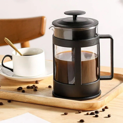 Cafeteira Prensa Francesa Cremeira 350 Ml Express Inox Vidro