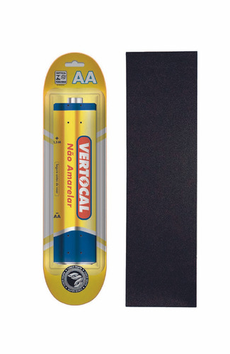 Shape Cisco Skate Marfim Vertical 8.125 + Lixa Grátis Amare
