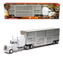 Comprar 1\u002F32 Trailer Peterbilt 379 Con Jaula Ganadera Newray