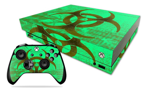 Skin Wrap Para Microsoft Xbox One X Pegatina Biohazard   Mix