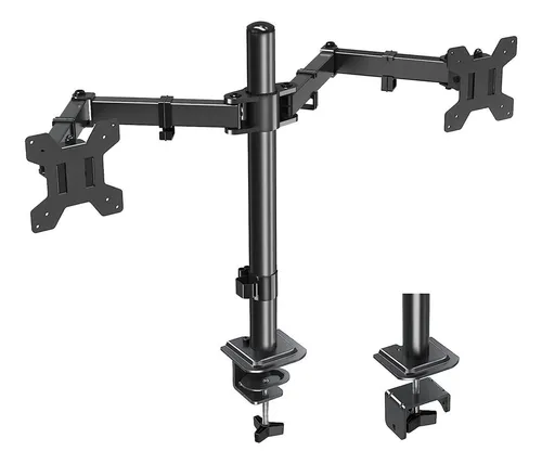 comprar Brazo Soporte Doble Para 2 Monitores Linkon Base Escritorio