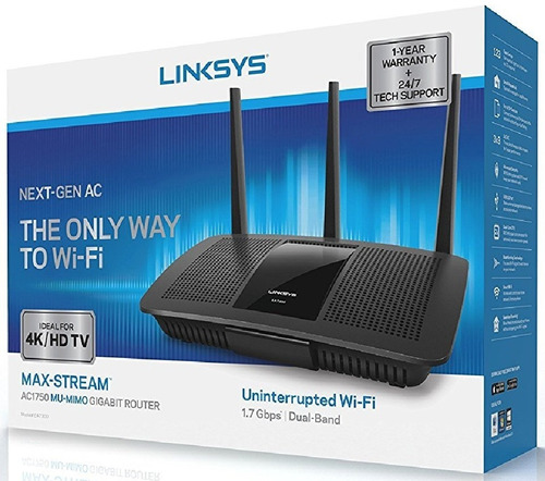 Router Linksys Ea7300 Max-stream Ac1750 Mu-mimo Gigabit Wi-