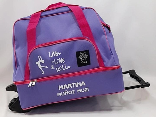 Imagen 4 de 9 de Bolso Cajon De Patin Artistico Carrito (opc Personalizable)