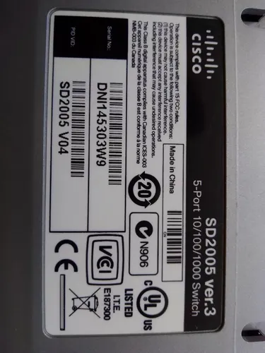 Access Point Cisco Small Business Sd2005 Punto De Acceso (Usado)