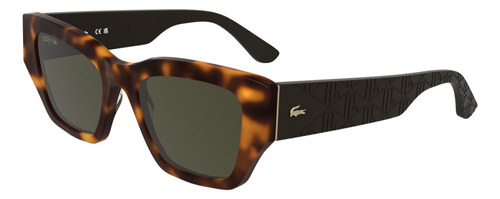 Lentes Sol Lacoste Mujer L6053s-5219-214 Diseño Havana