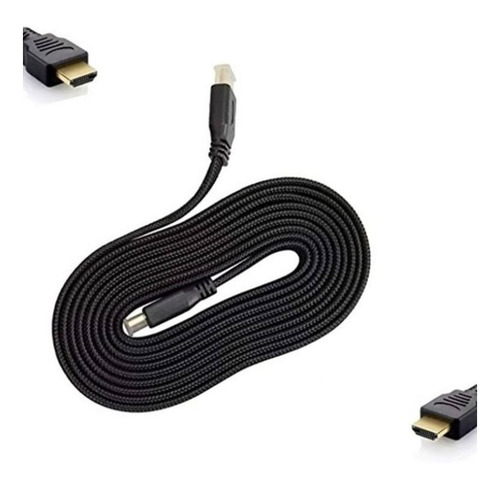 Imagem 4 de 5 de Cabo Hdmi 3 Metros Para Blu-ray Tv Box E Computador Monitor