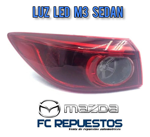 Farol Trasero Izquierdo Luz Led Mazda 3 Sedán 2.0l 2017-2019