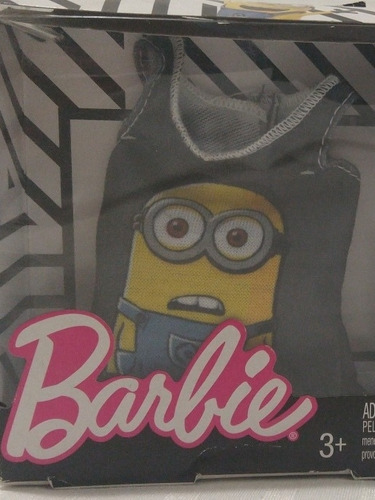 Ropa Barbie Camiseta Gris Minion Dave